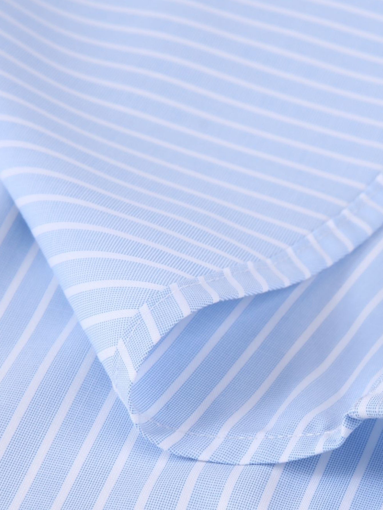 Chemise à col contrasté avec rayures