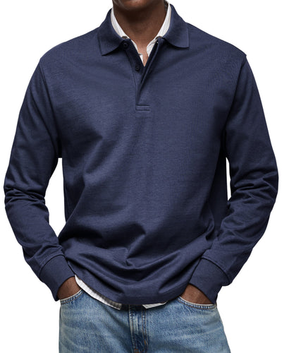 DUMONT LYON | POLO DE LUXE À MANCHES LONGUES