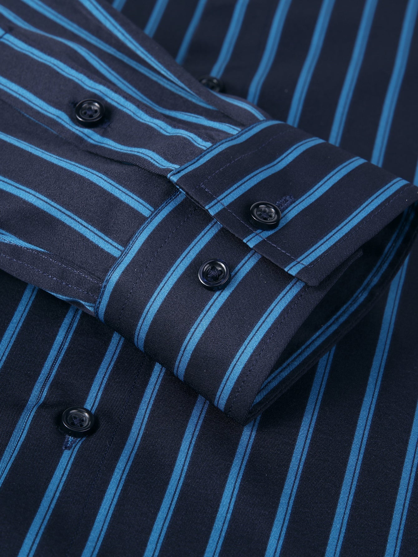 Chemise à rayures à manches longues avec boutons