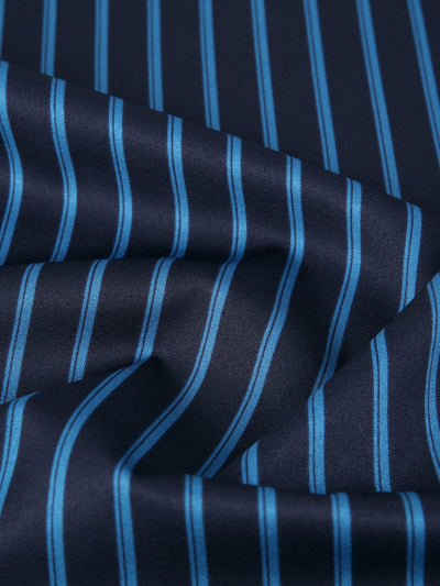 Chemise à rayures à manches longues avec boutons