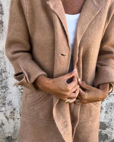 Maila™ | Manteau long décontracté à revers