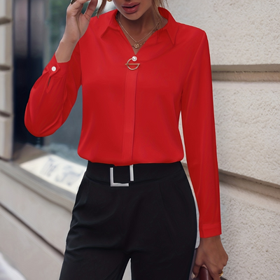 Nathalie™ | La blouse élégante qui incarne la féminité moderne