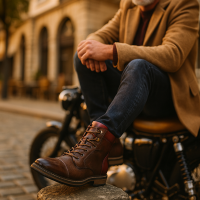 Augustin | Bottines en cuir pour homme