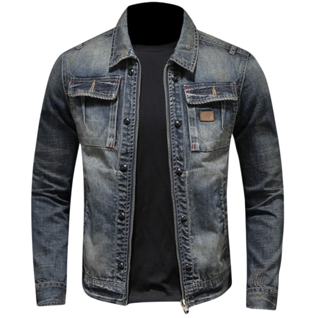 Basile™ | Vest en Jean style rétro