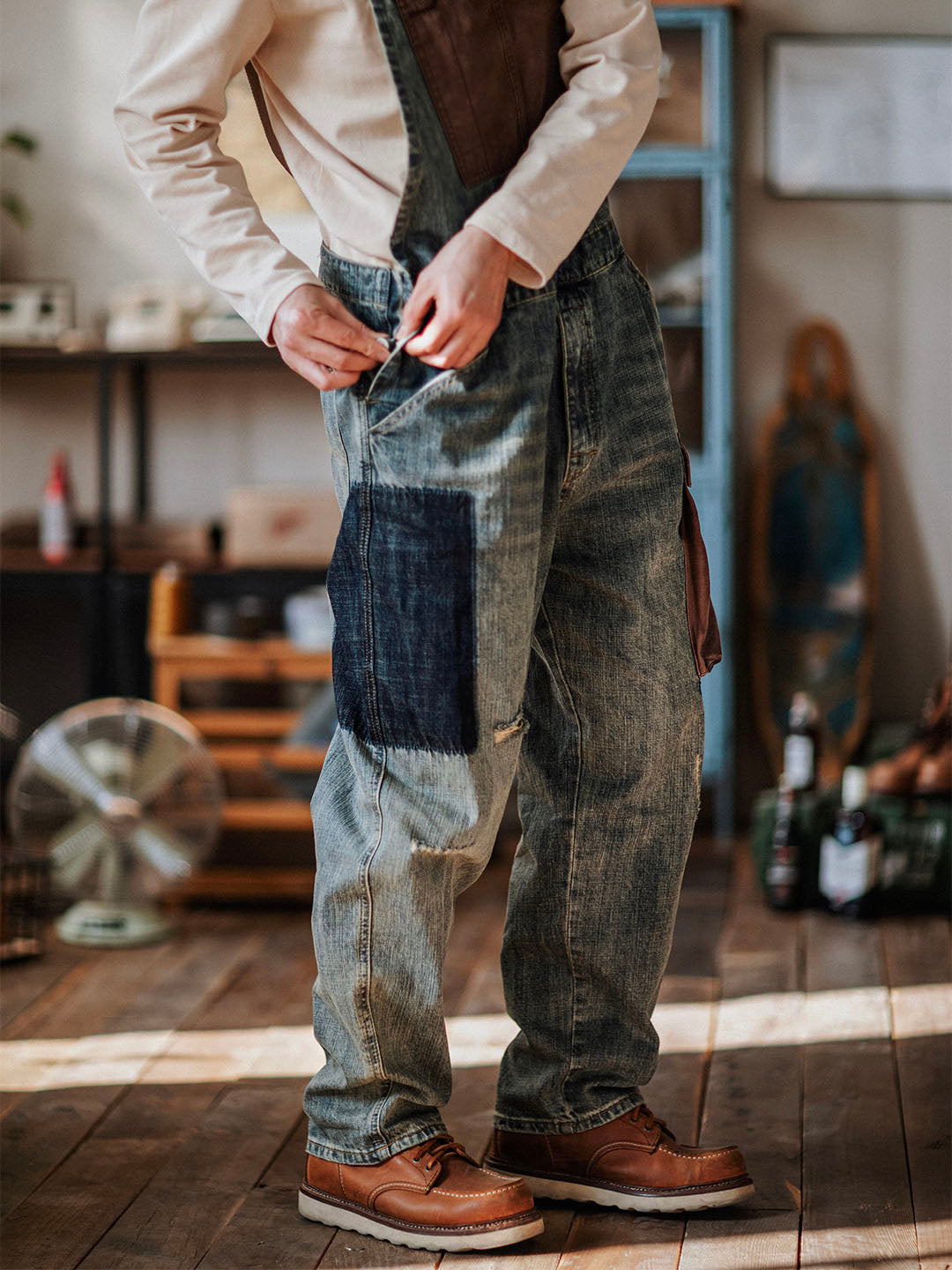 Paul™ | Salopette bleu clair décontractée
