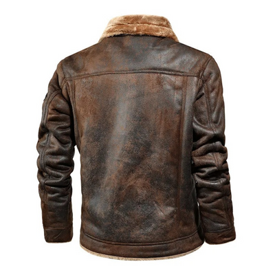 Noxar™ | Veste en Cuir Chaude et Polyvalente