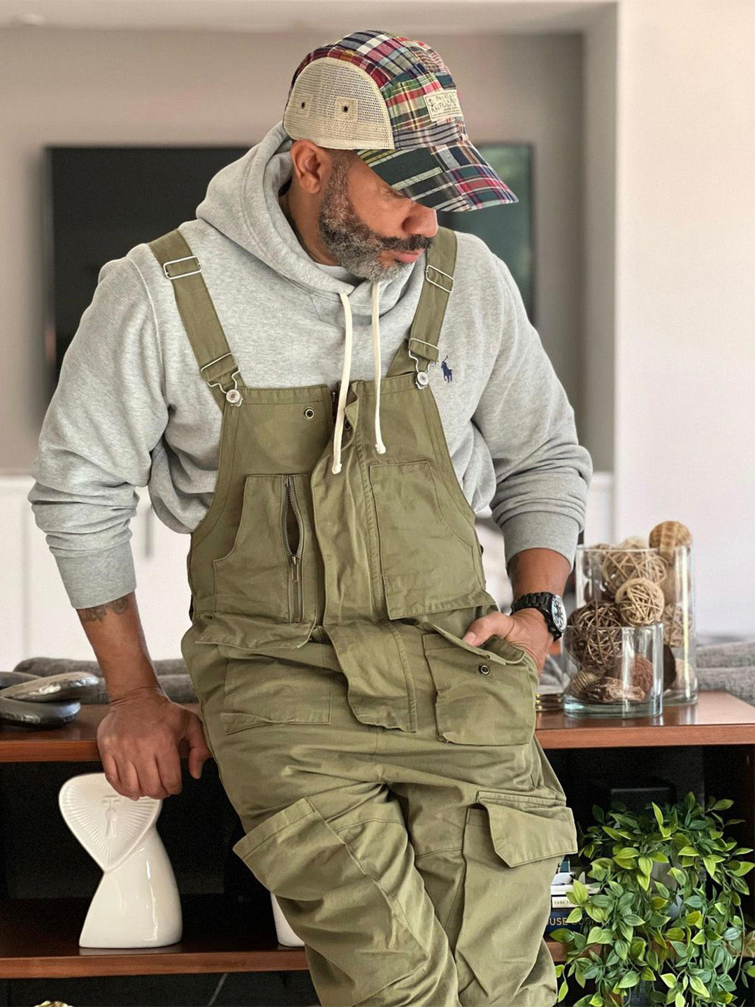 Louis™ | Salopette verte classique