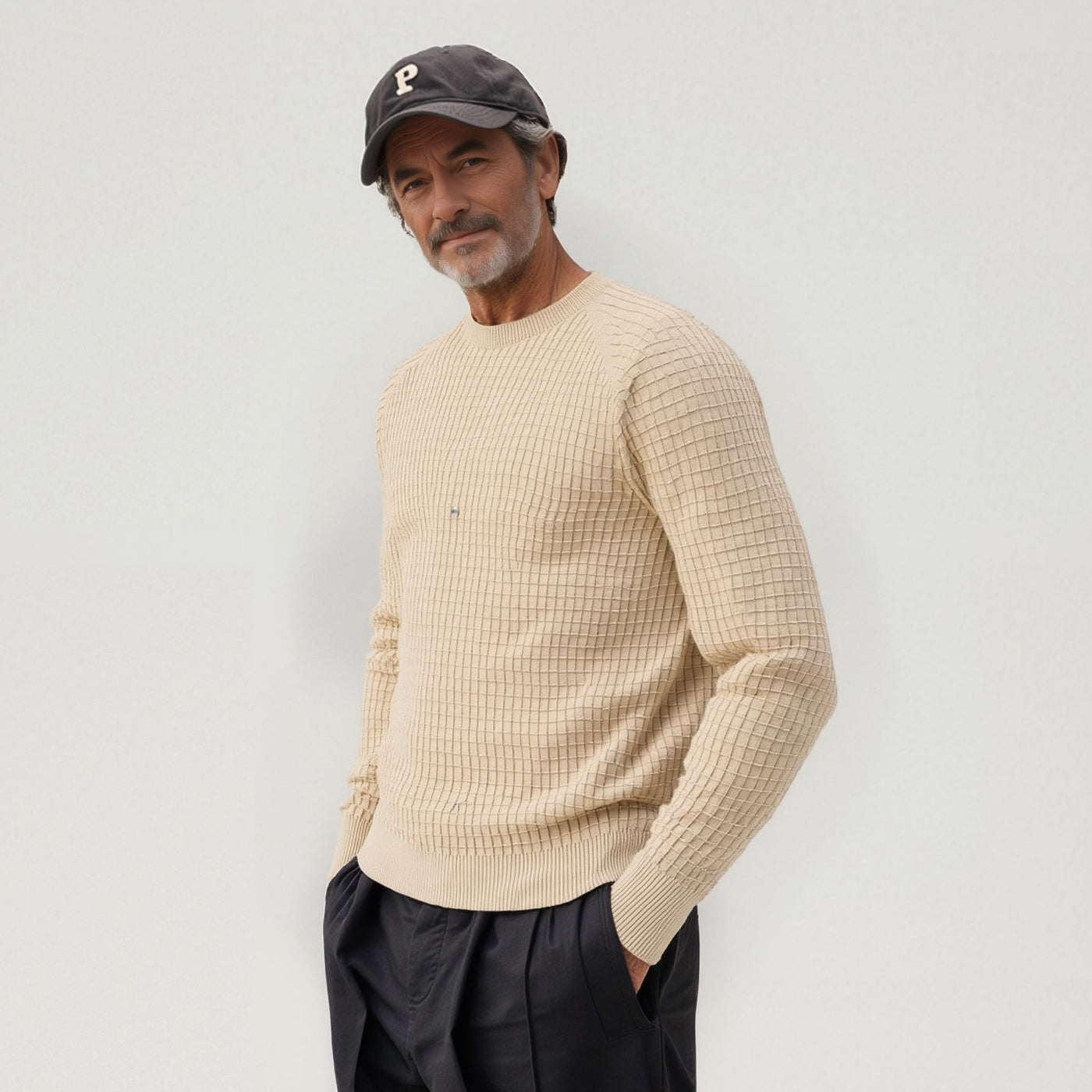 Jonas™ | Pull pour homme à motif à carreaux – Le style rencontre le confort, jour après jour.