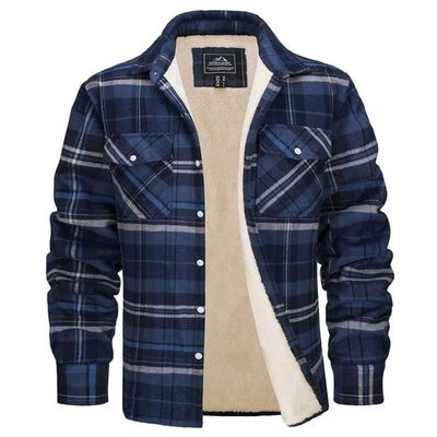 Théodore - Veste à carreaux en polaire