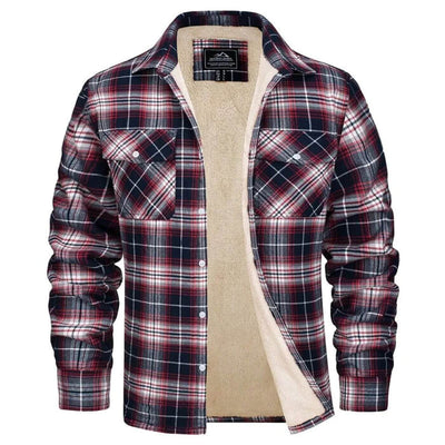 Théodore - Veste à carreaux en polaire
