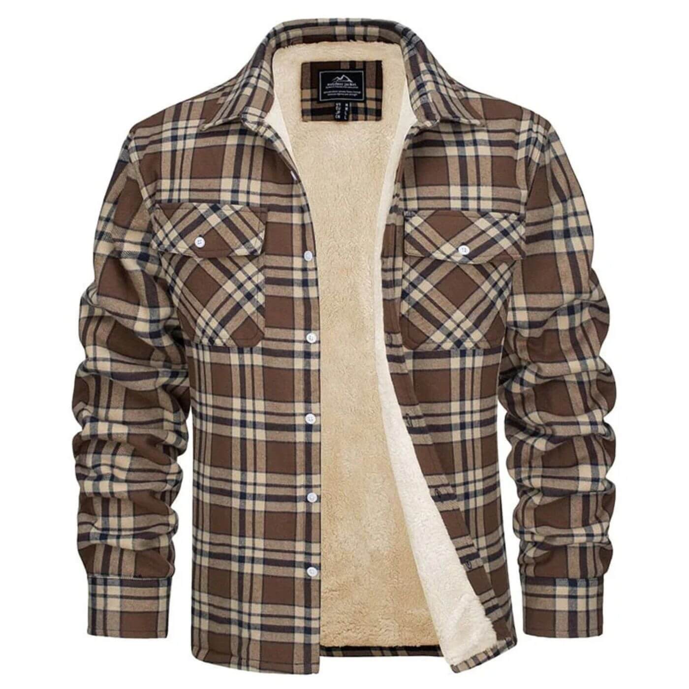 Théodore - Veste à carreaux en polaire