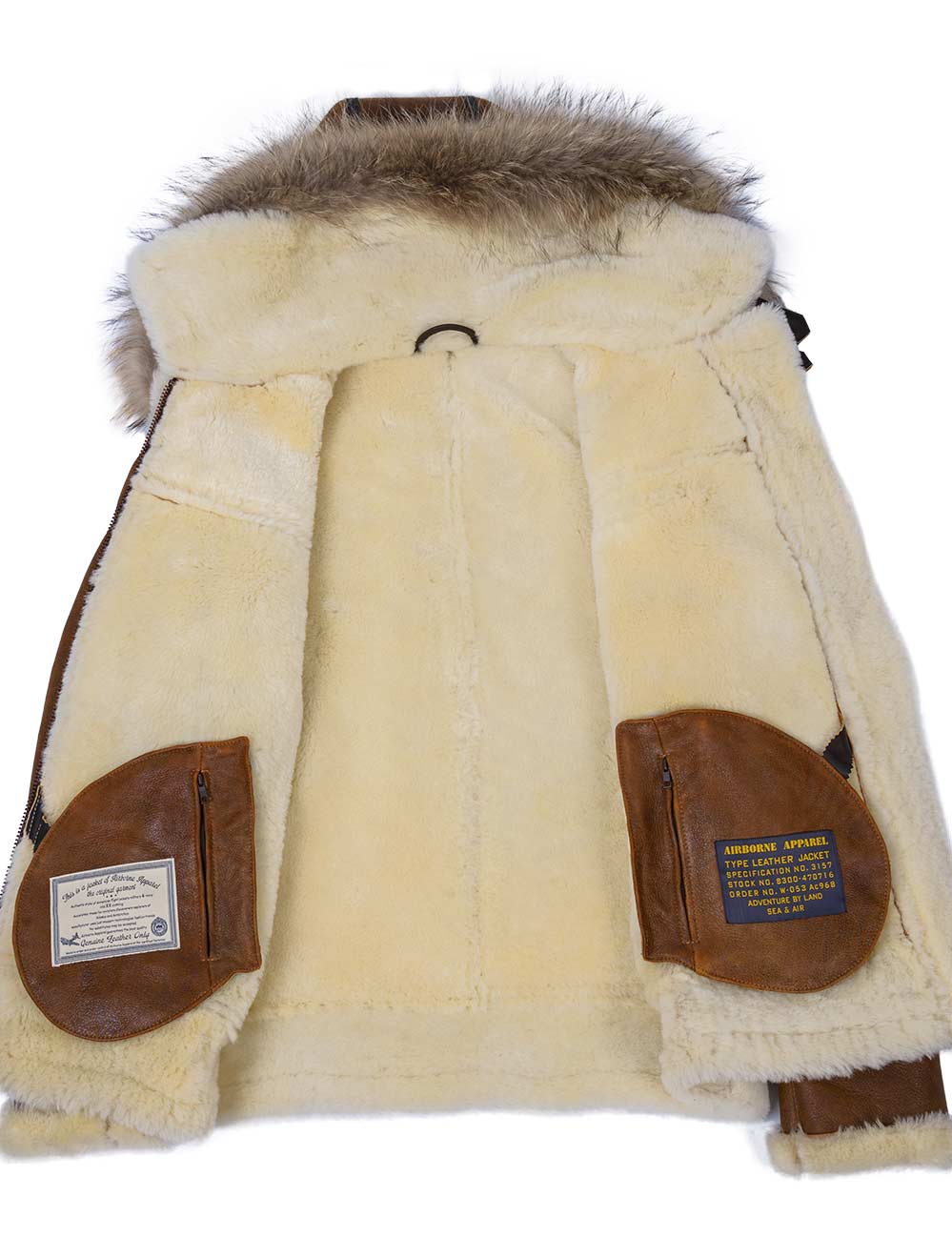 Aron™ | Veste Bomber avec Capuche en Fourrure