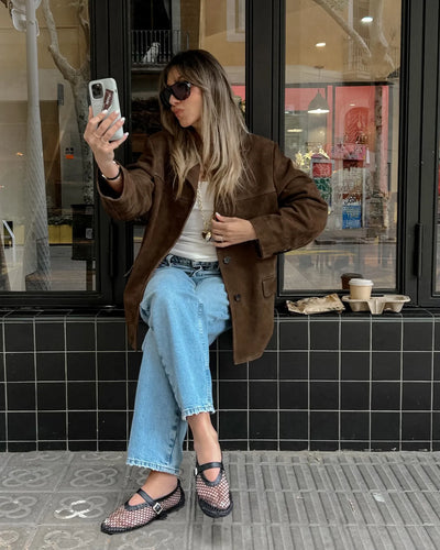Cécile™ - Blazer en Daim