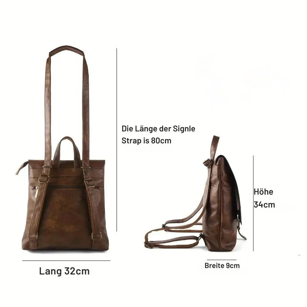 Ermelinde – Sac à dos rétro multifonctionnel